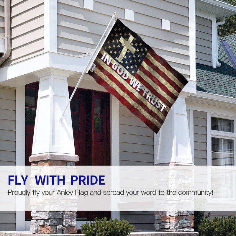 Drapeau de maison Alwitt God We Trust