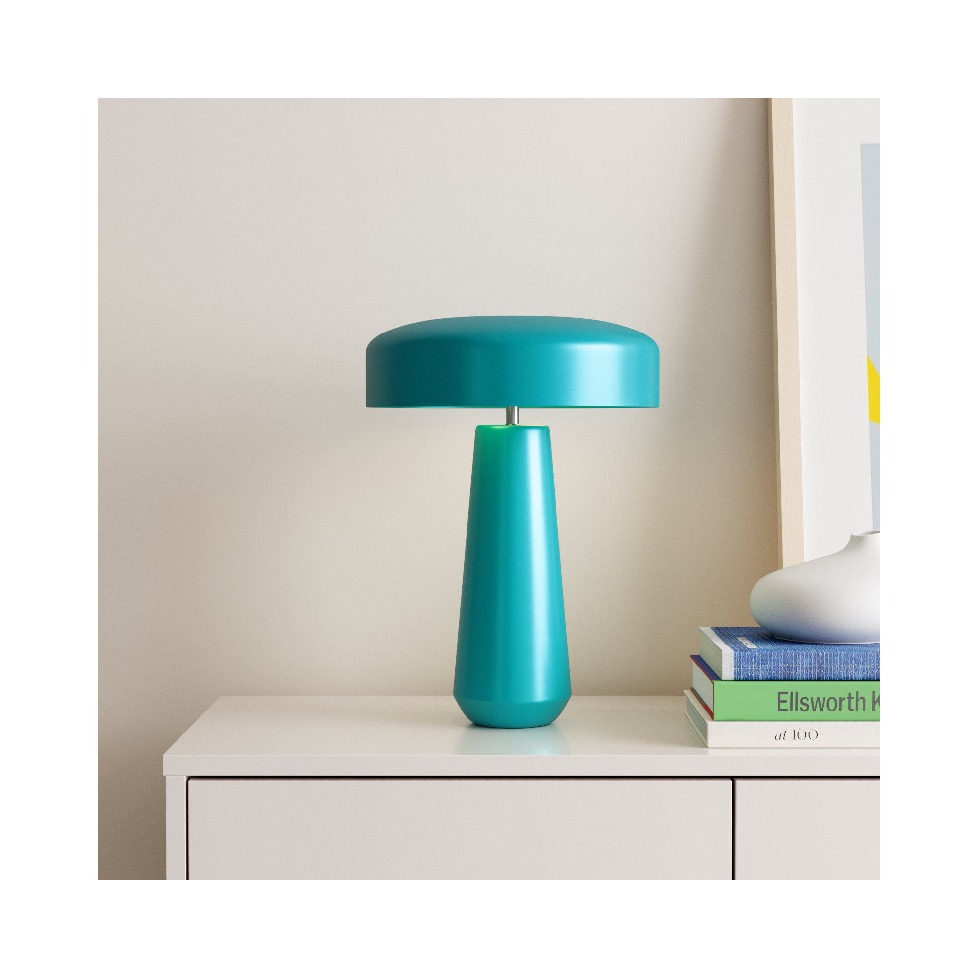 Percy Ceramic Table Lamp, Reflecting Pool