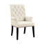Fauteuil rembourré en tissu