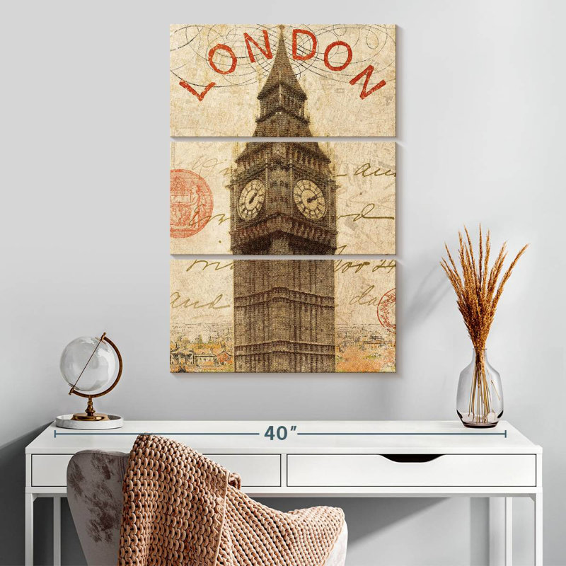 Lettre Masam de Londres, H 32 po x l 20 po