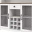 Armoire décorative avec DEL, armoire de rangement pour garde-manger avec portes et tablettes-954811875