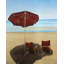 «Relax at the Beach» - Décor de toile encadrée pour salle de bain marine
