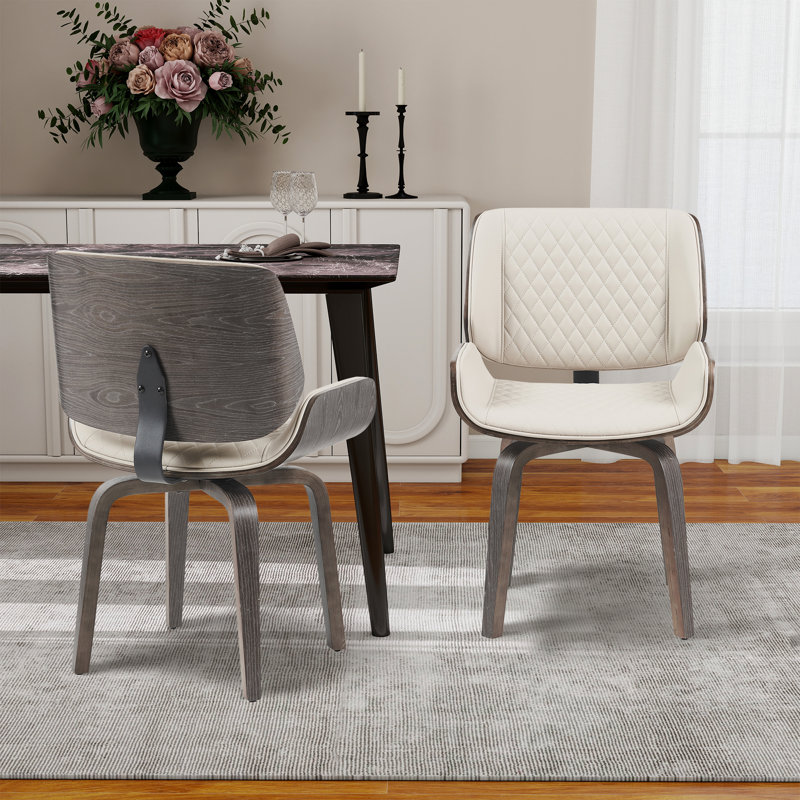 360° Swivel Dining Chair Set Of 2, Beige