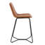 Tabouret en simili cuir Praga