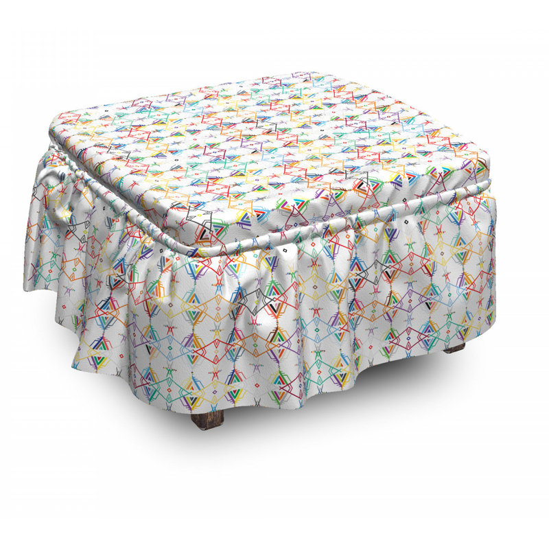 Housse pour repose-pieds motifs