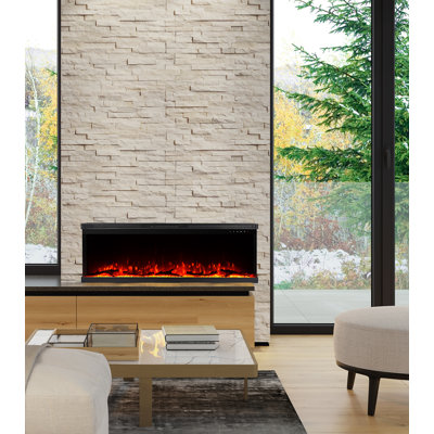 Flint Belfry Heating Black Electric Fireplace with 5000 BTU