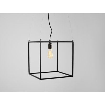 Allyssa 1 - Light White Square/Rectangle Pendant