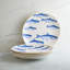 School Of Fish Porcelain Salad/Dessert Plate