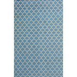 Geometric Area Rug in Blue