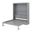 Grand lit escamotable avec tablettes