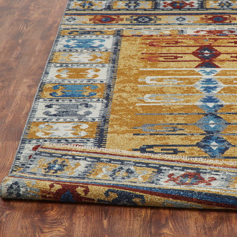Zahara Handmade Wool Geometric Area Rug, Rectangle 10' x 14'