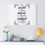 Be Joyful, Patient, Faithful Romans 12:12 - Wrapped Canvas Print-2045989647