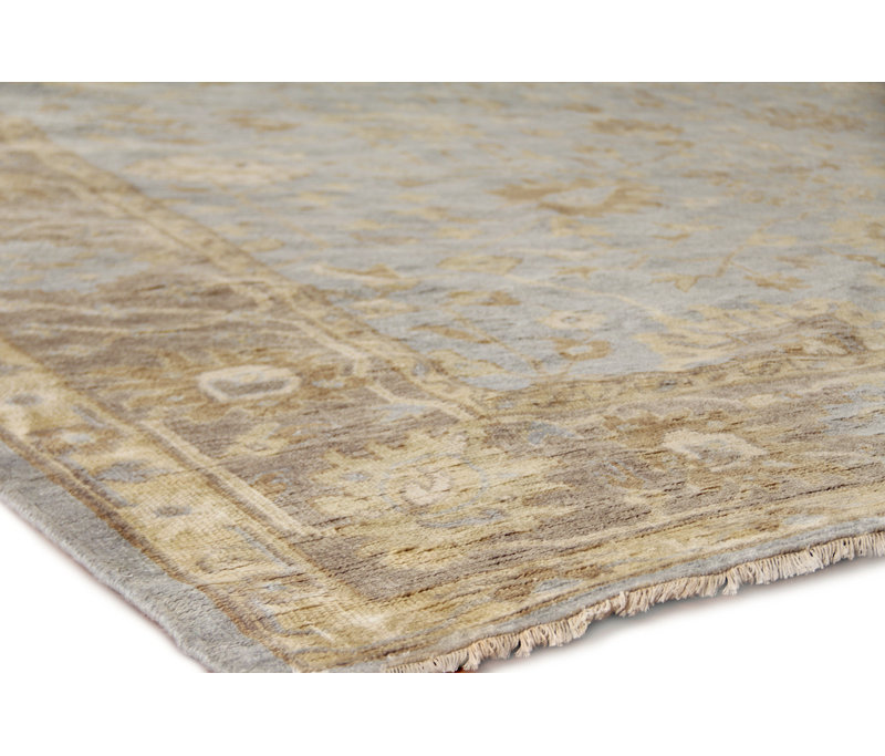 Antique Weave Oushak Wool Oriental Area Rug, Rectangle 14'6" x 18'
