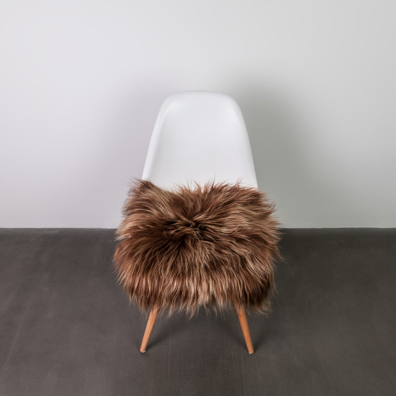 Icelandic Sheepskin Chair Pad | 1-Piece | Fox | 17"x17", Fox