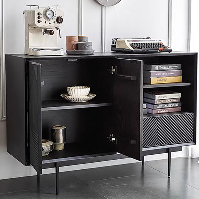 Armoire d'appoint moderne minimaliste en chêne blanc
