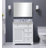 Closter 32'' Single Bathroom Vanity with Genuine Marble Top-888255445
