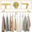 Hanzhe 71'' Metal Wall Mounted Clothes Rack