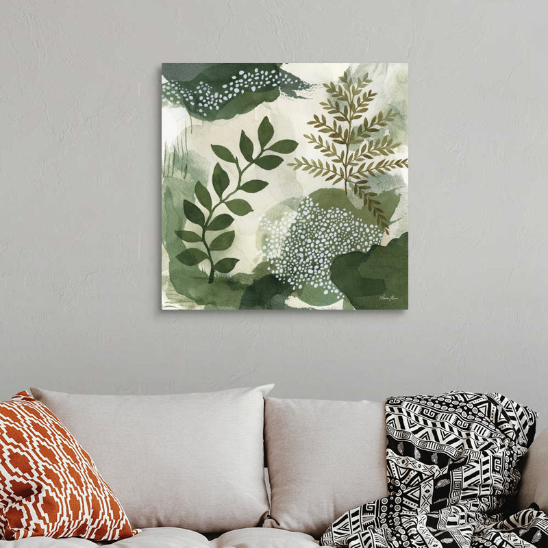 Art mural sur toile Woodland Walk I, H 30 po x l 30 po, Toile tendue