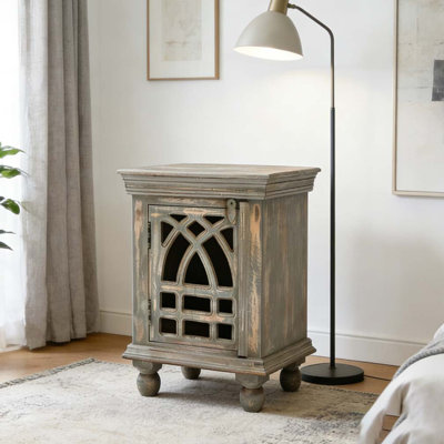 Table de chevet en bois