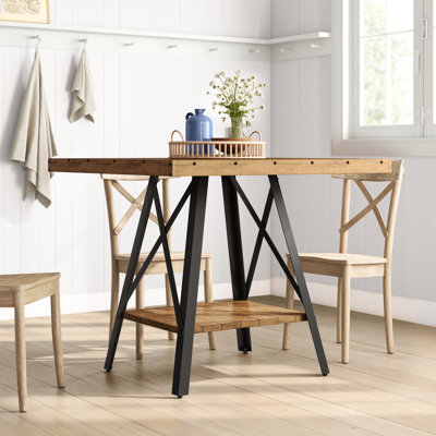 Brinley Solid Wood Top Dining Table