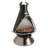 Cuisinart Chimenea Propane Fire Pit, 40,000 BTU Coated Steel Outdoor Propane Heater with Lava Rocks and Directional Heat, Adjustable Fire Pit with Safety Shutoff for Patios and More