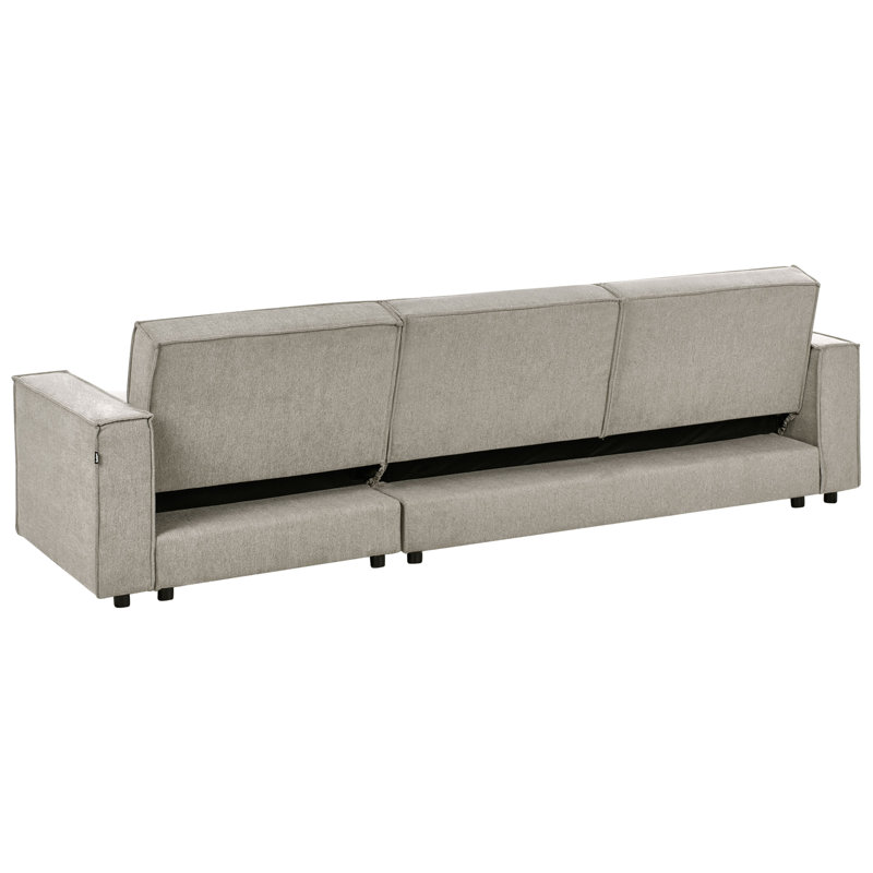 ROMEDAL II 3 Seater Sofa Bed, Right Hand Facing, Beige