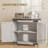 Modern Farmhouse Sideboard with Barn Door