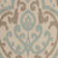 Tapis floral beige/turquoise Adelaide-21411772