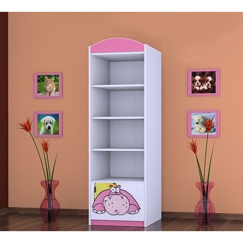 Lankford 1 Door Wardrobe, Pink