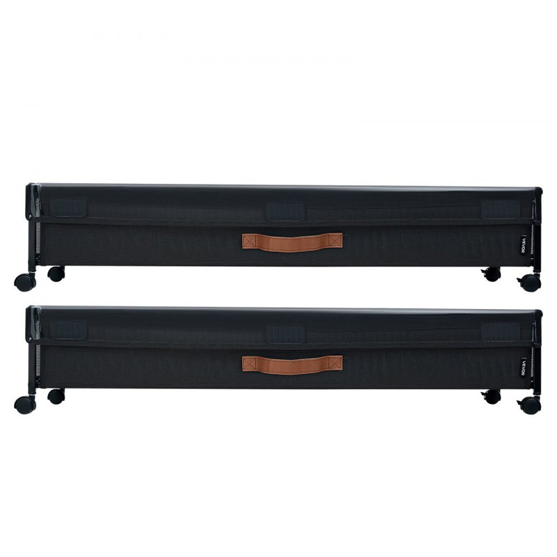 Under Bed Storage with Wheels 36 x 18.1 x 7.3 Inch Rolling Storage Bags