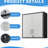 Metal Wall Cabinet With Lock And Adjustable Shelf For Efficient Office, Garage, Warehouse Tool Locking Door