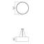 Cilíndrico 1 - Light LED Chandelier-68954417-69150102