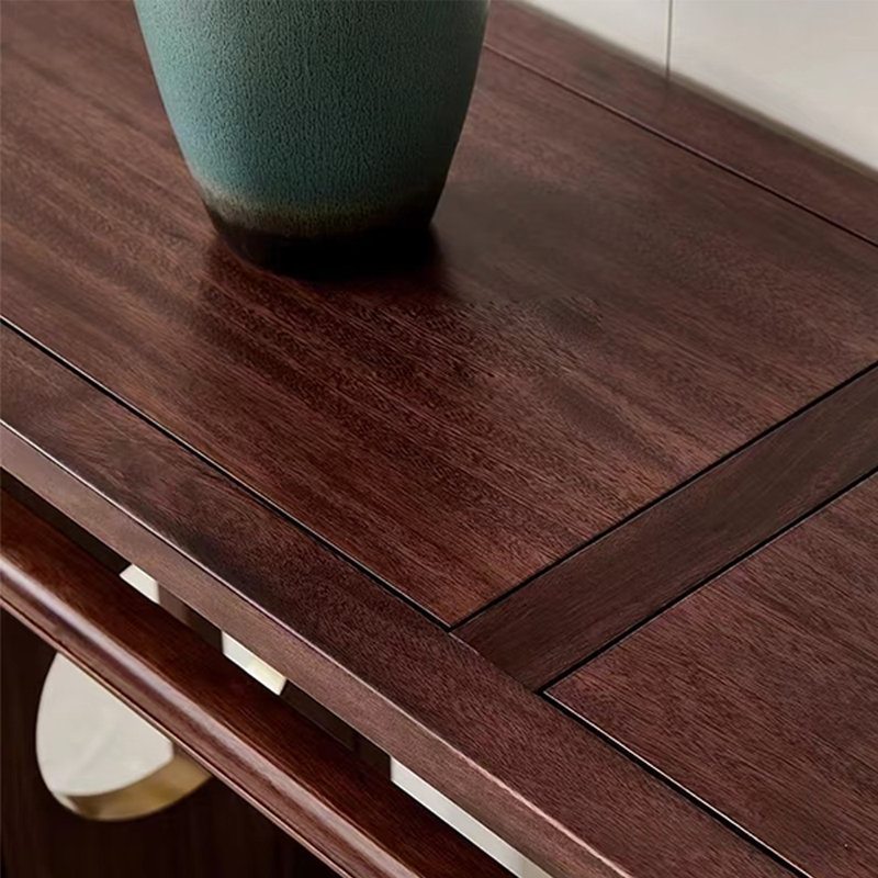 Nouvelle table d'entrée en bois massif de style chinois