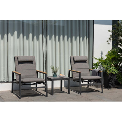 Topaz Multiposition Recliner 2pc Sofa Set - Coral Sand