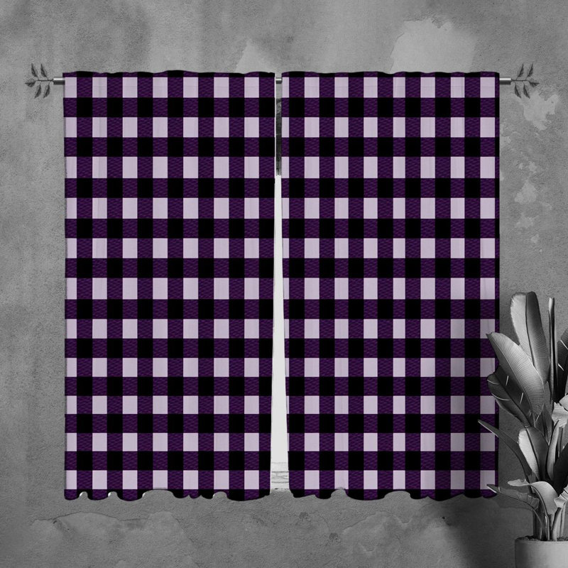 Subhra Room Darkening Curtain Pair, 40" W x 61" L