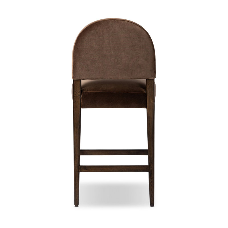 Abilene Stool-Somerton Ash, Counter Stool (27.13" Seat Height), Sapphire Coco, Burnt Oak