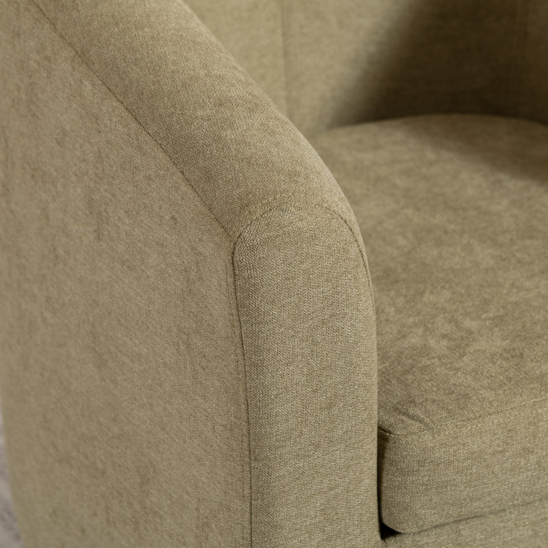 Upholstered Armchair, Green