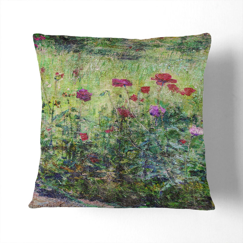 The Teton Mountain Range Cushion with Filling, 55cm H x 55cm W x 20cm D, White