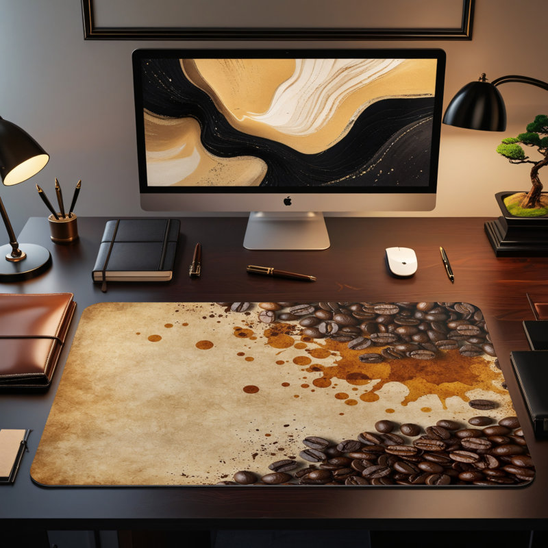 Polyester Desk Pad, 14.4x12.1