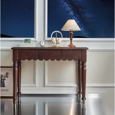Solid Wood Small Writing Desk