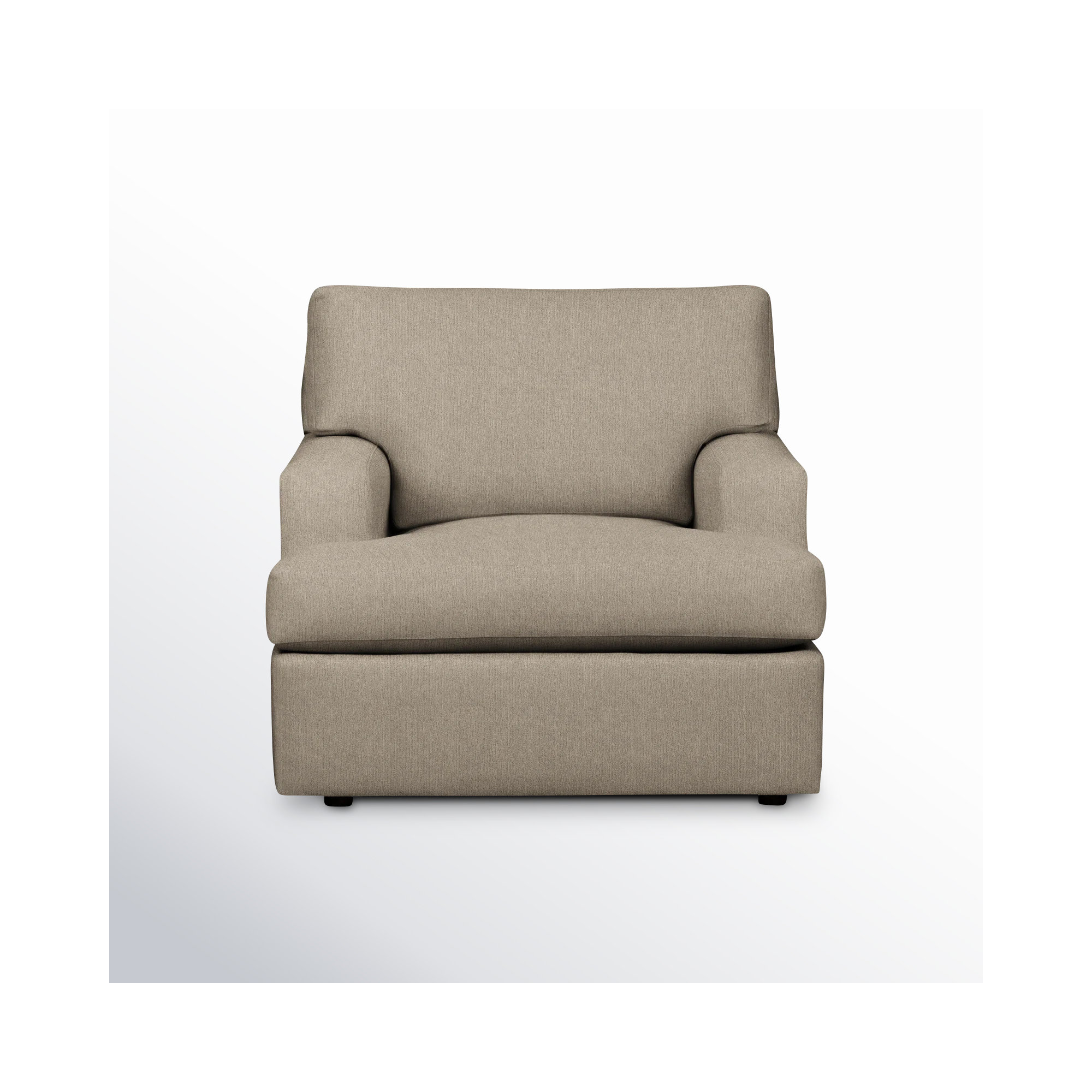 Cleo Upholstered Custom Accent Chair, Davis Chateau Gray Bouclé
