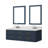 60" Wall-Mounted Double Bathroom Vanity Set with Mirror-82339553-82339552