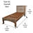 Vallyn Solid Wood Standard Bed