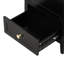 Armoire de salle de bain 20 po - Noir, lavabo en céramique, charnières peintes en acier inoxydable faciles à assembler, rangement-1596665626