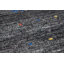 Tapis oriental gris anthracite Gabbeh 9 x 12