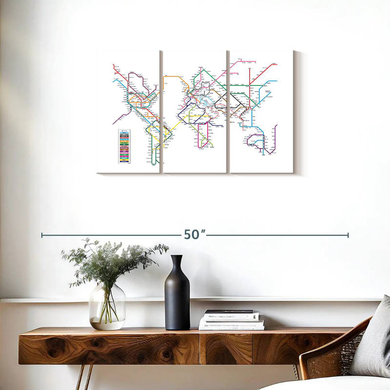 World Metro Amoriah I, H 20 po x l 33 po