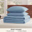 Ensemble de housse de couette à tissage gaufré 100% coton Essential Collection-106246729-109512985