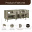 Base de meuble-lavabo double 72 po Blakely-92320004