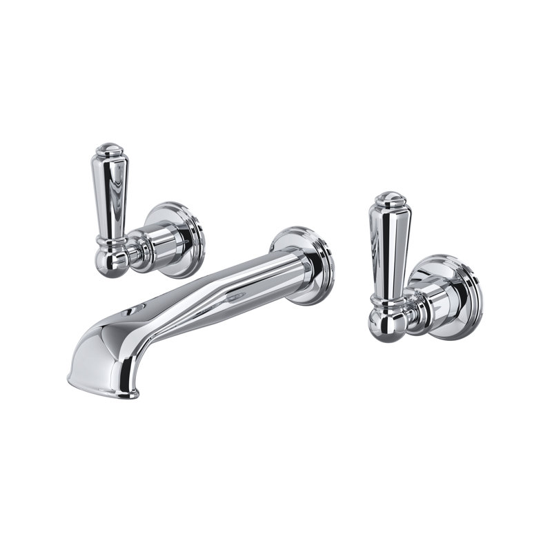 Edwardian™ Wall Mount Faucet, Polished Chrome