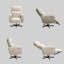 Fauteuil inclinable électrique pivotant avec USB et Type-C - rotation à 360 ° et facilité électrique pour votre centre de commande de salon-1669160694